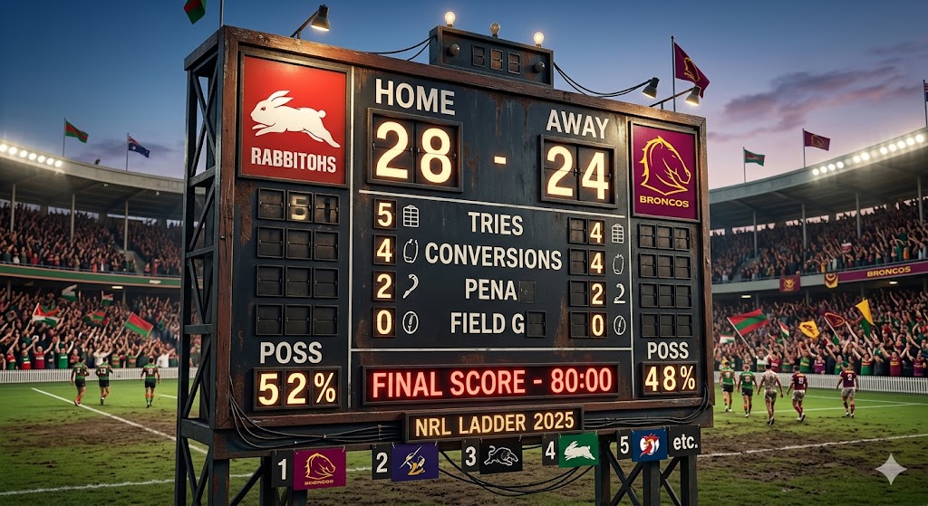 Comprehensive Analysis of the NRL Ladder 2025: Trends, Statistics, and Outcomes